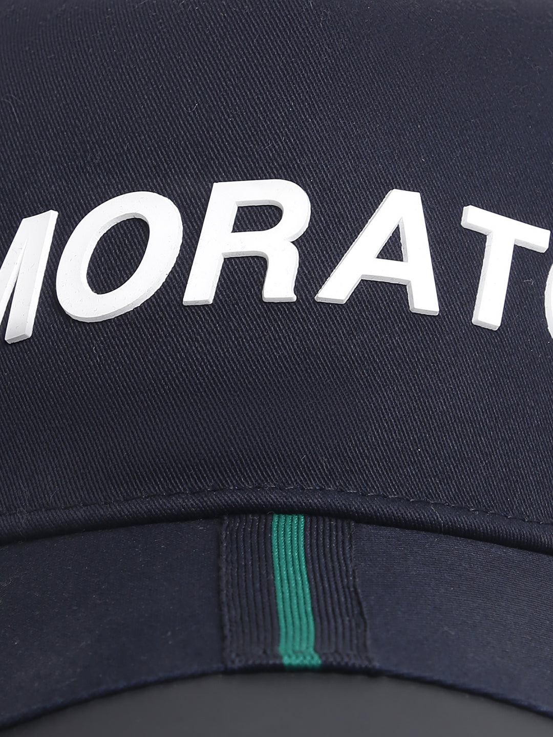 Antony Morato Men Blue  White Printed Cotton Baseball Cap