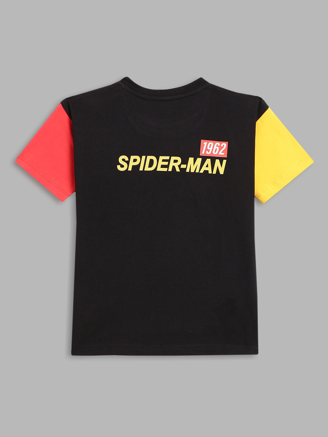 Blue Giraffe Kids Multi Printed Spiderman Regular Fit T-Shirt