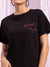 Kendall + Kylie Black Loose Fit T-Shirt