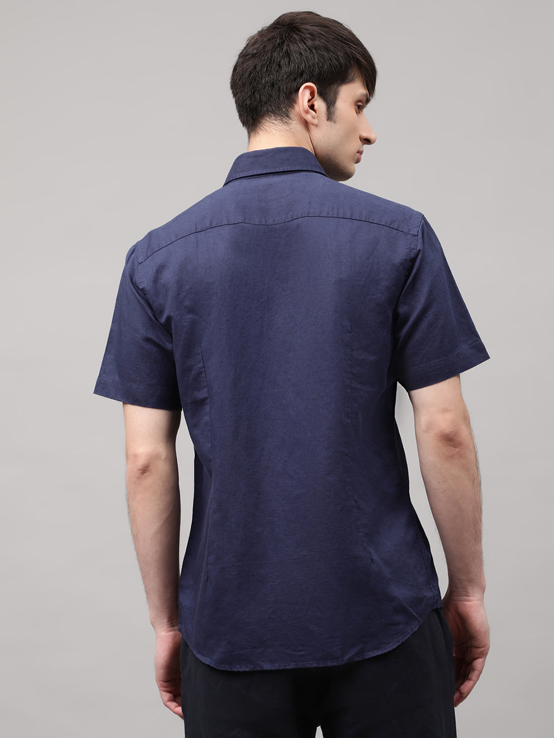 Bruun & Stengade Navy Blue Slim Fit Shirt