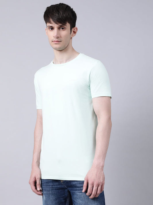 Lindbergh Men Solid Round Neck Tshirt