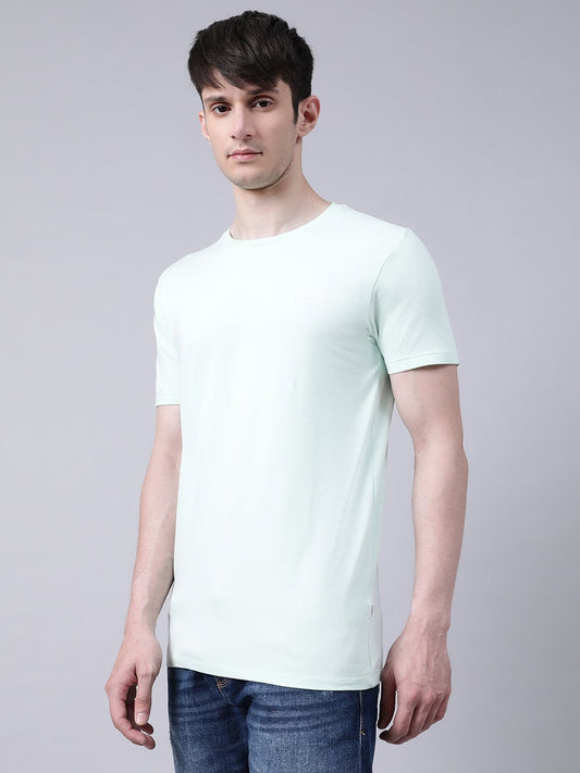 Lindbergh Men Solid Round Neck Tshirt