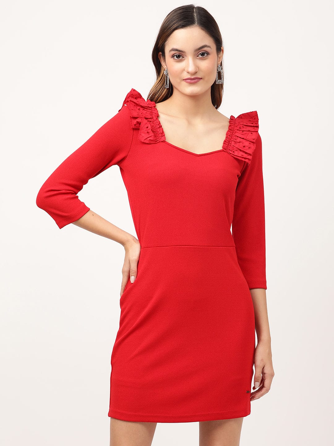 Elle Women Red Dress