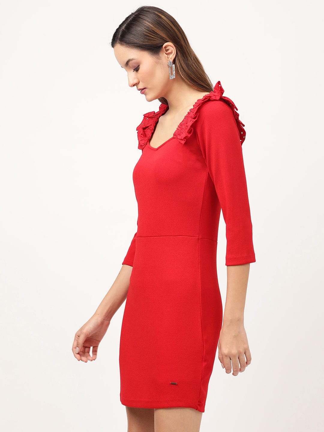 Elle Women Red Dress