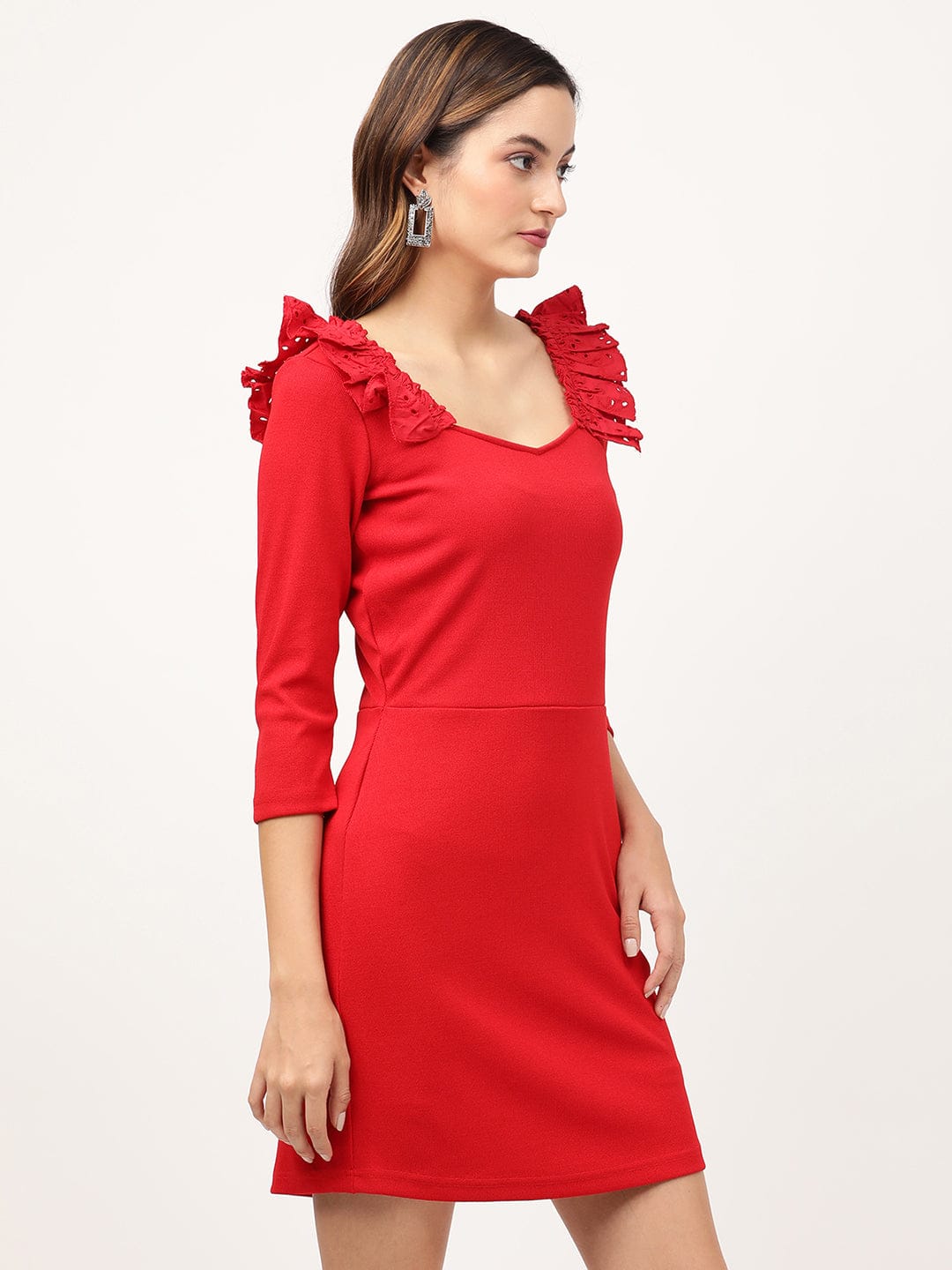 Elle Women Red Dress