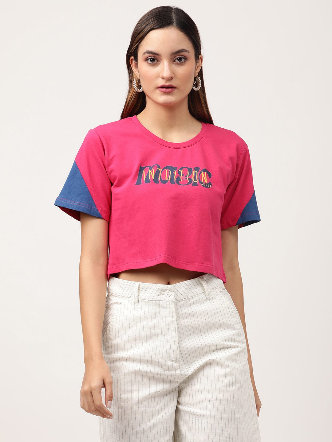 Elle Women Pink Tshirt