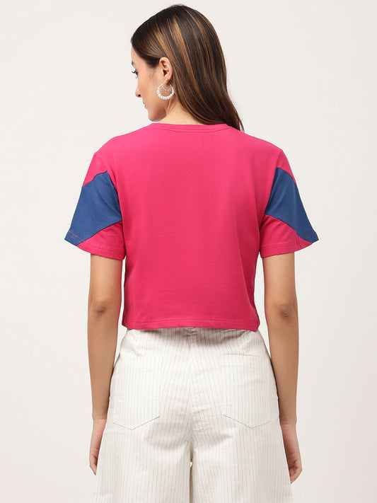 Elle Women Pink Tshirt