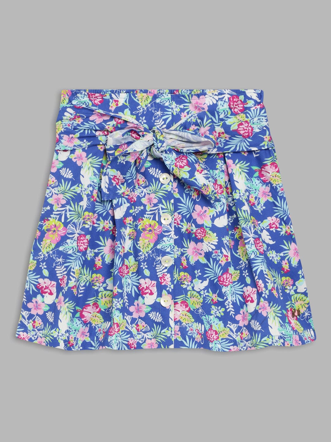 Blue Giraffe Girls Multi Flare Skirt