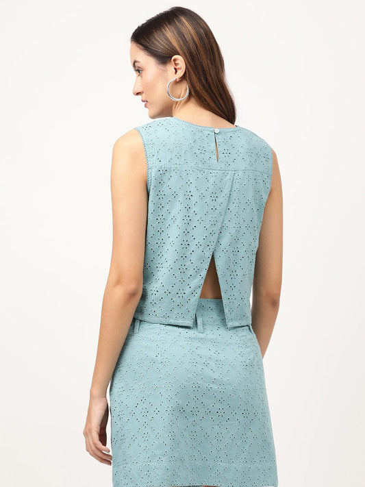 Elle Women Green Top