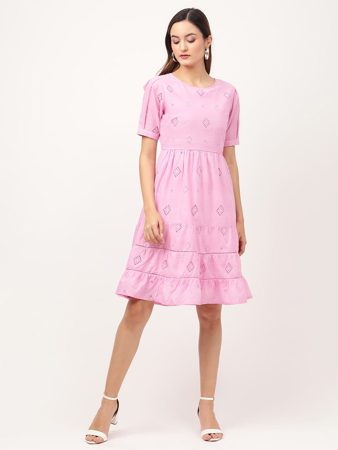 Elle Women Pink Dress