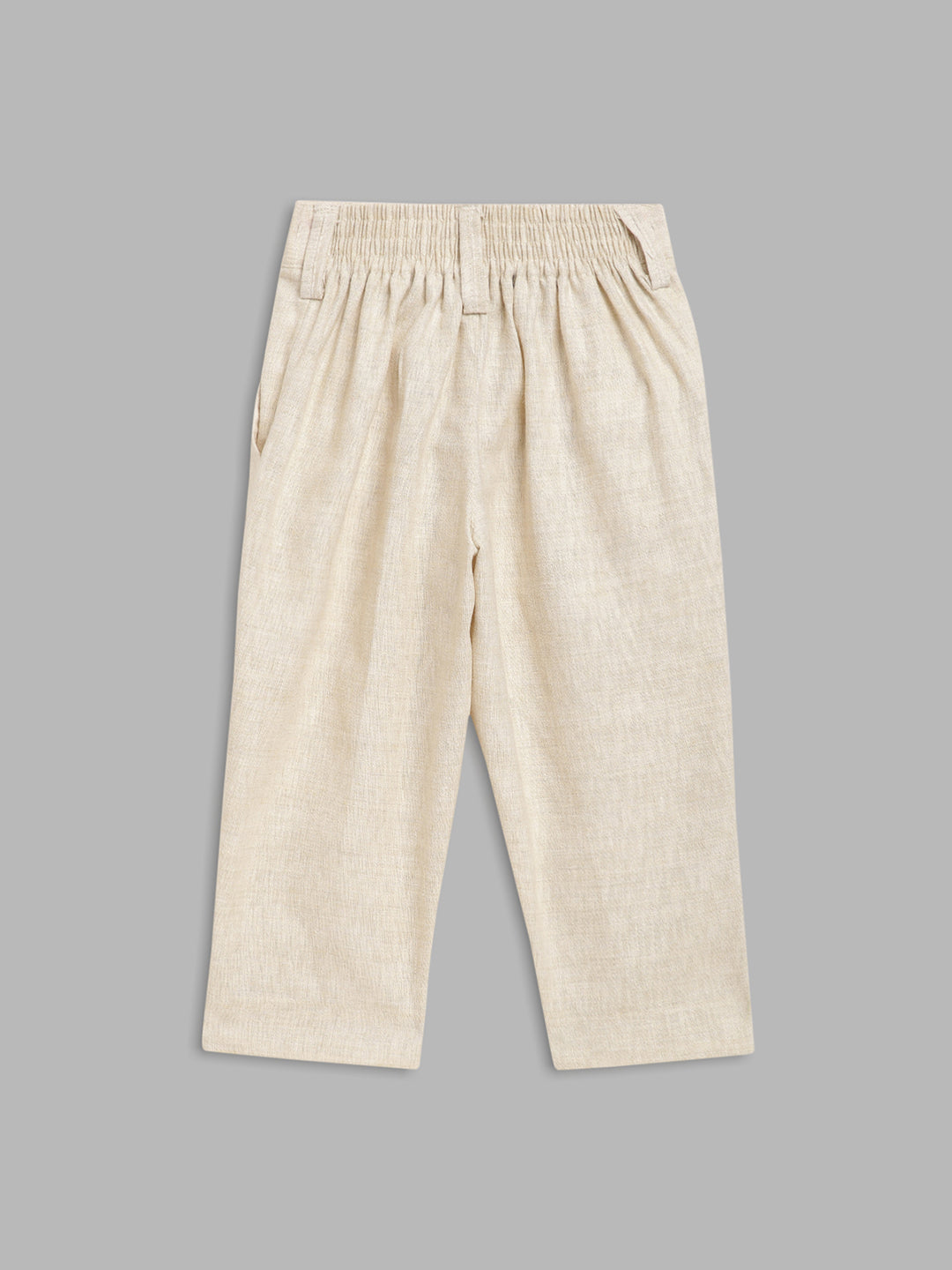 Blue Giraffe Boys Mandarin Collar Bandi Set