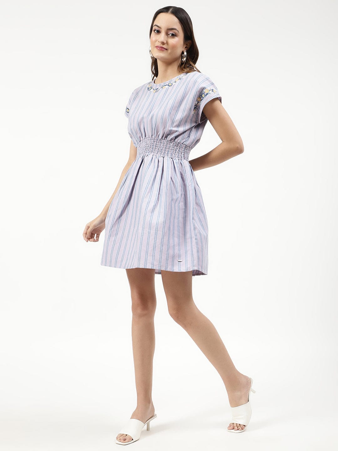 Elle Women Purple Dress