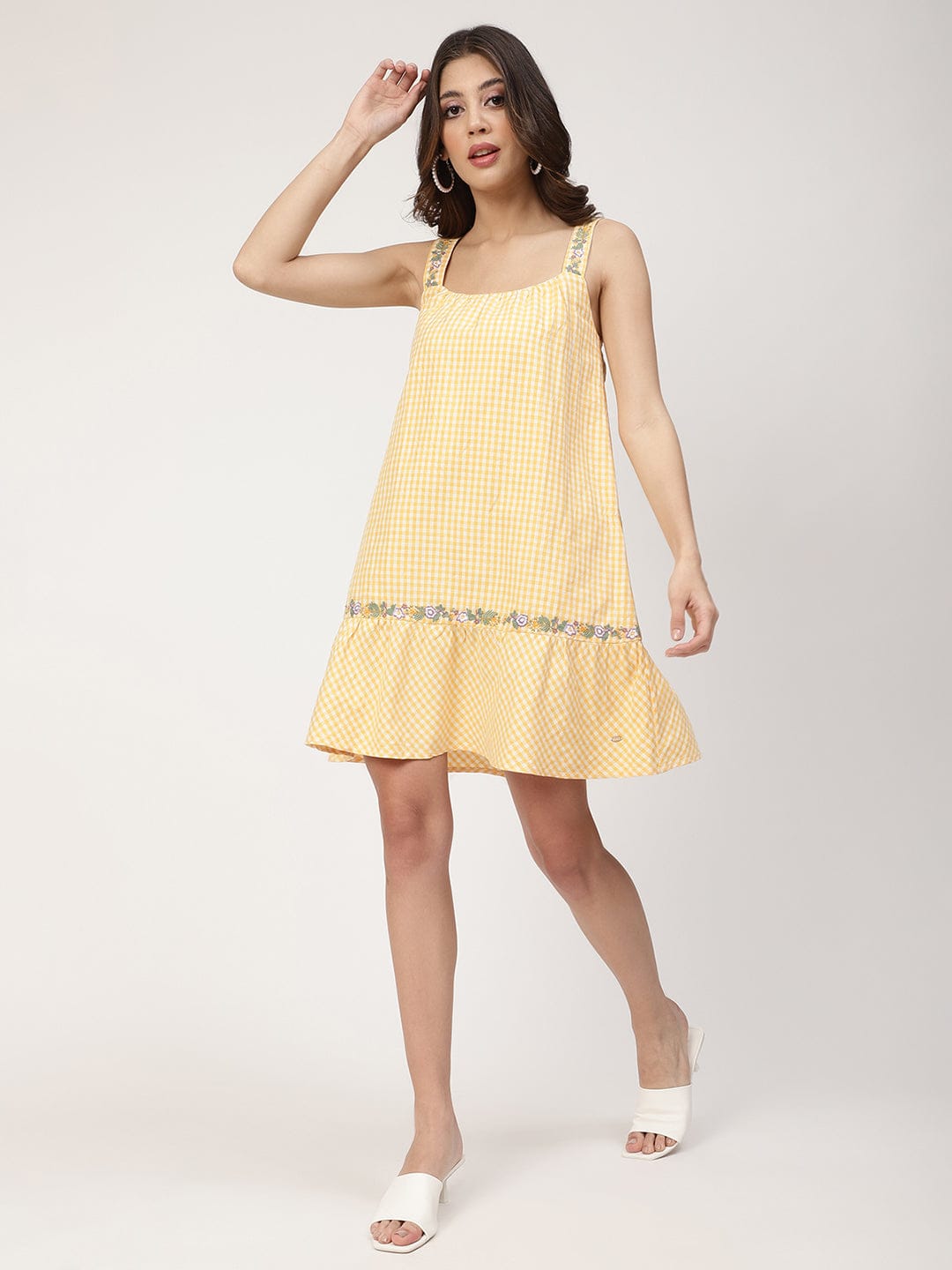 Elle Women Yellow Dress