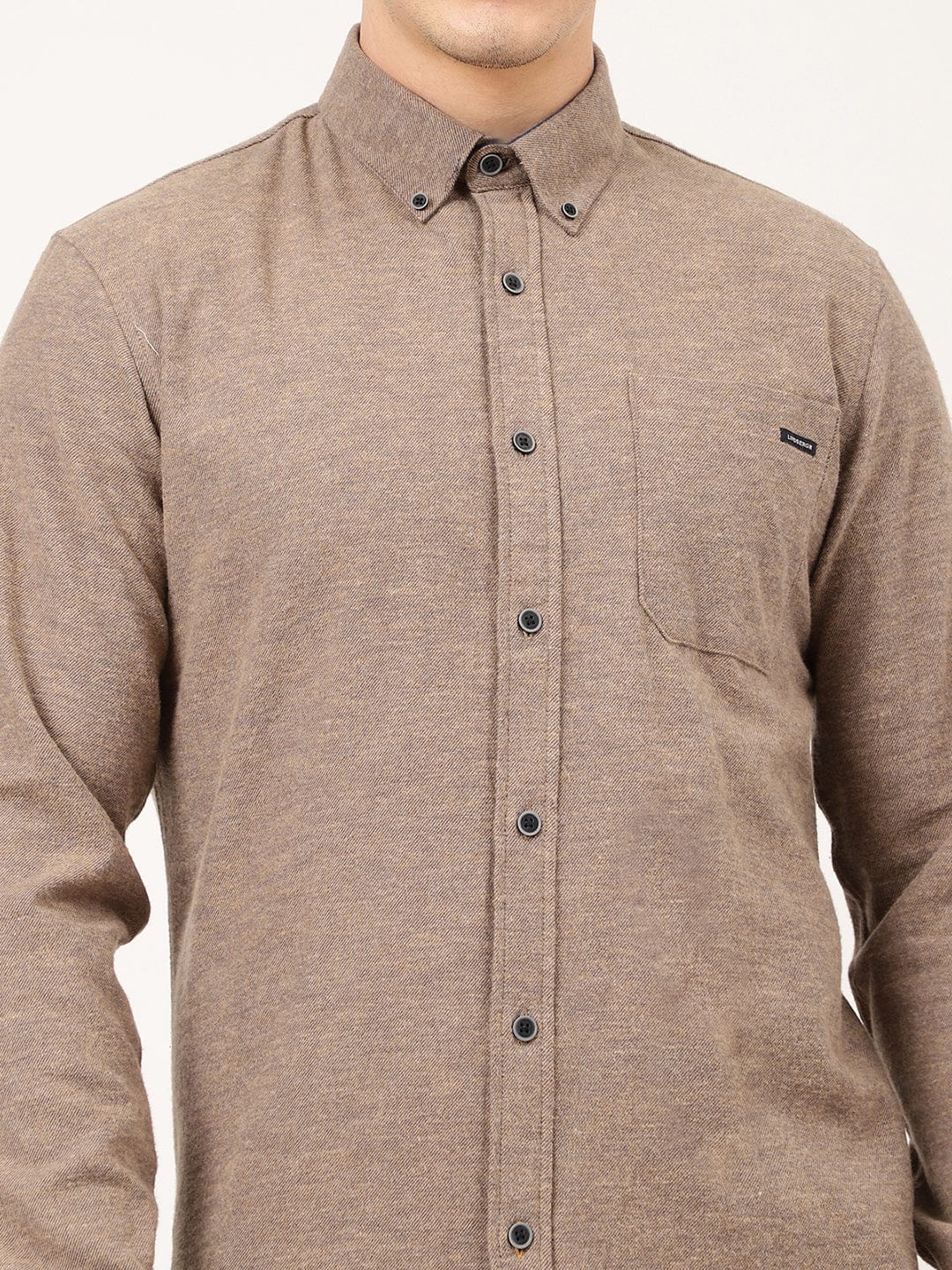 Lindbergh Men Solid Collar Shirt