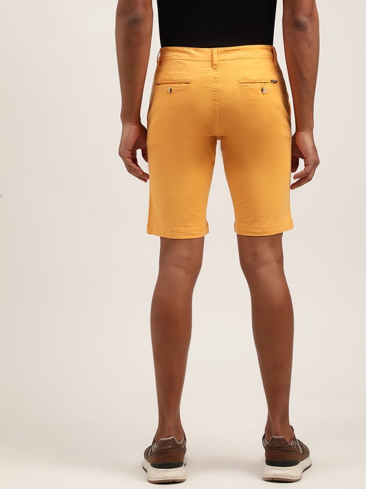 Lindbergh Men Mango Solid Regular Fit Shorts