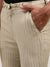 Harsam Men Beige Solid Regular Fit Trouser