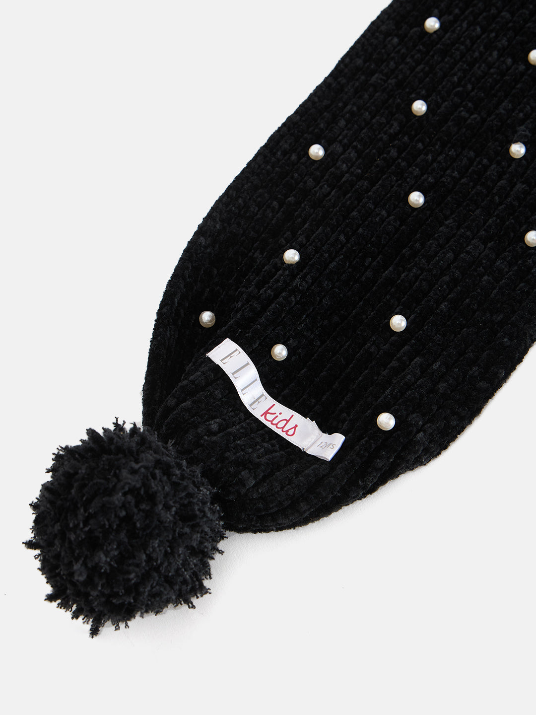 Elle Kids Black Regular Fit Scarf