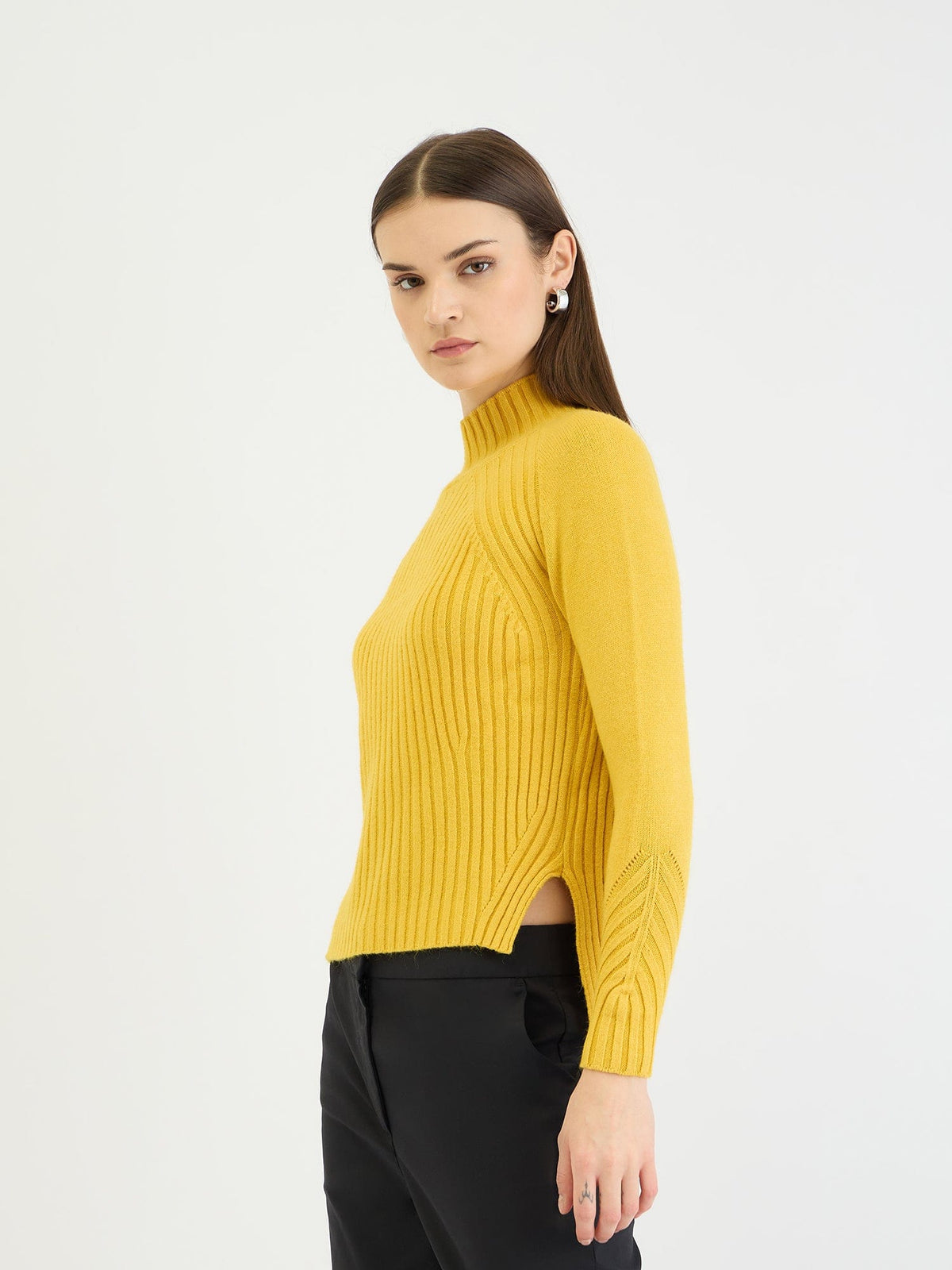 Centrestage Women Yellow Sweater