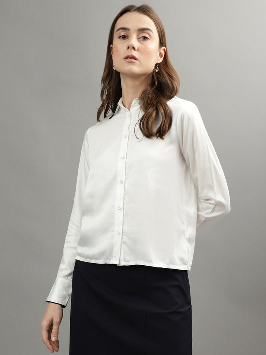Iconic White Regular Fit Shirt