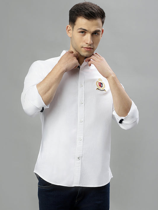 Iconic White Regular Fit Shirt