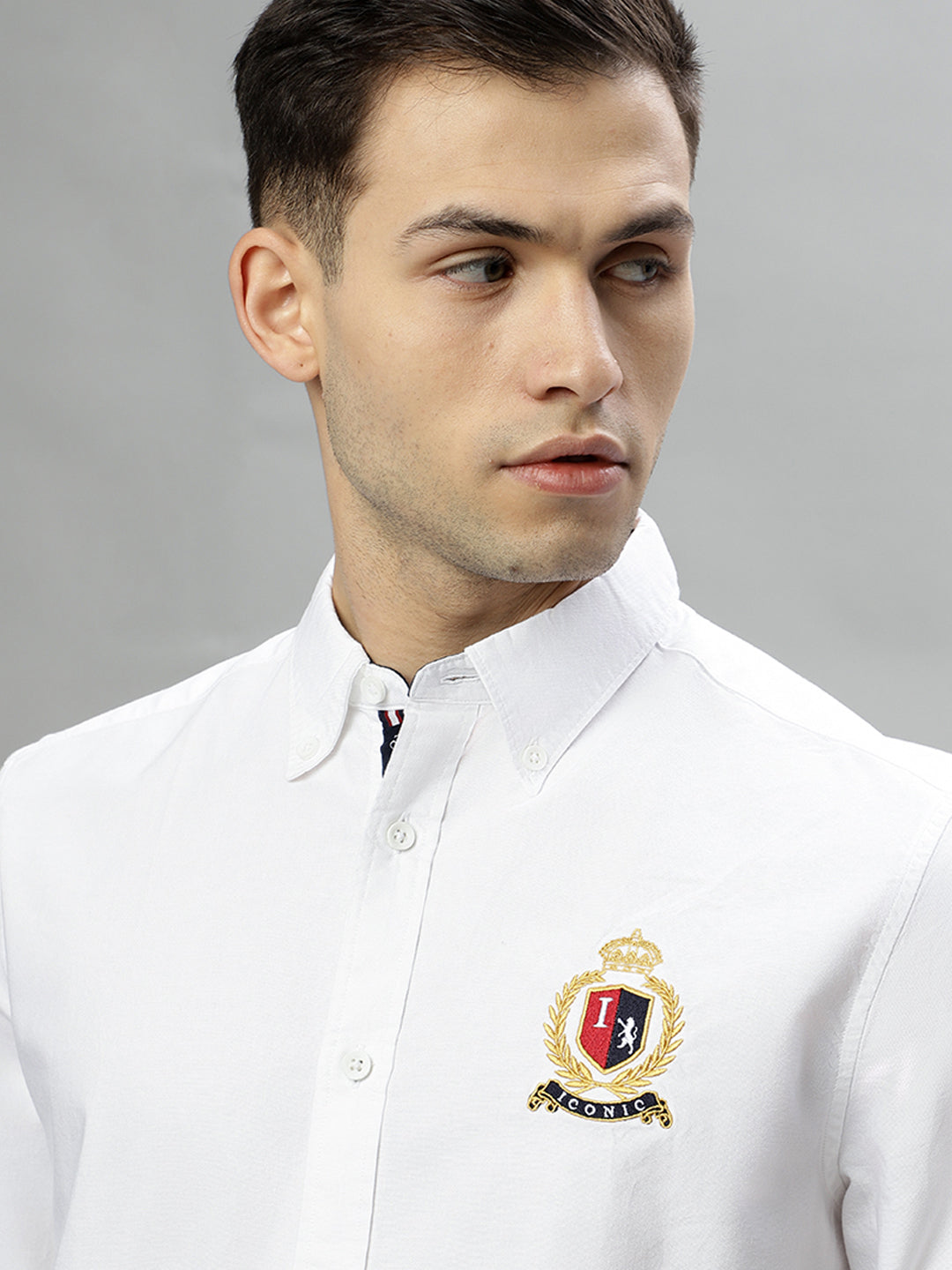 Iconic White Regular Fit Shirt