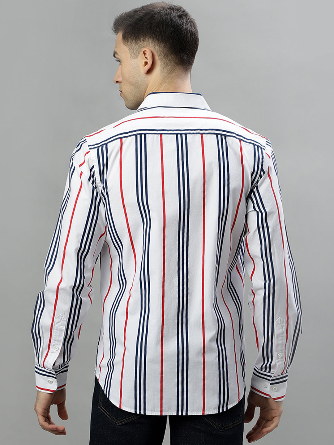 Iconic Multi Striped Regular Fit Shirt