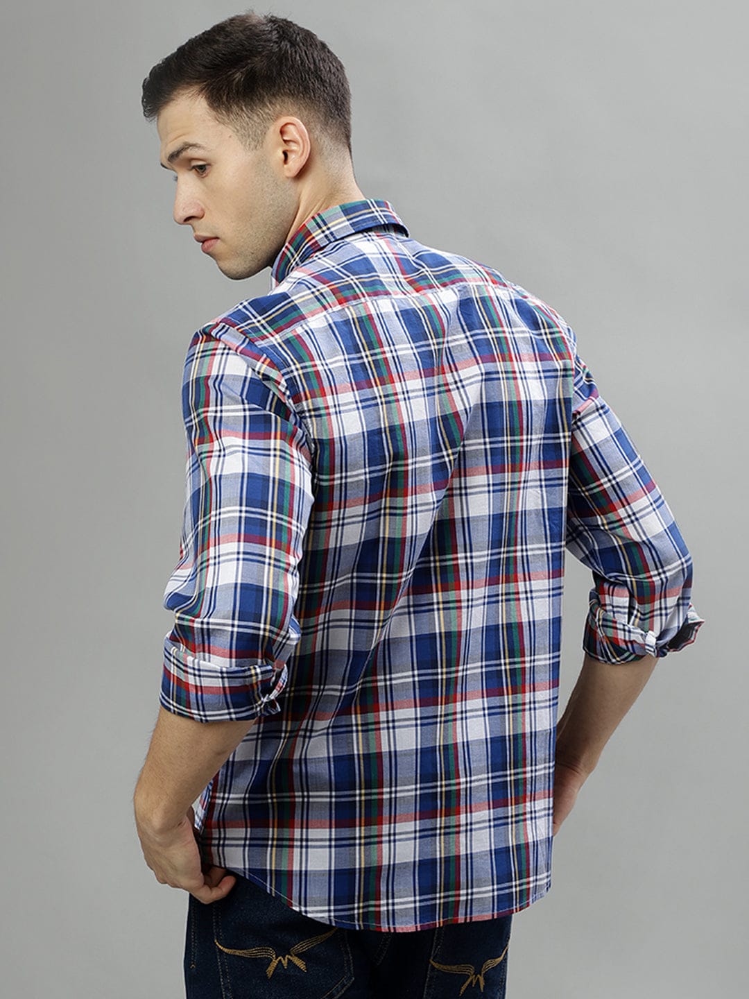 Iconic Men Multi Shirt Collar Shirt