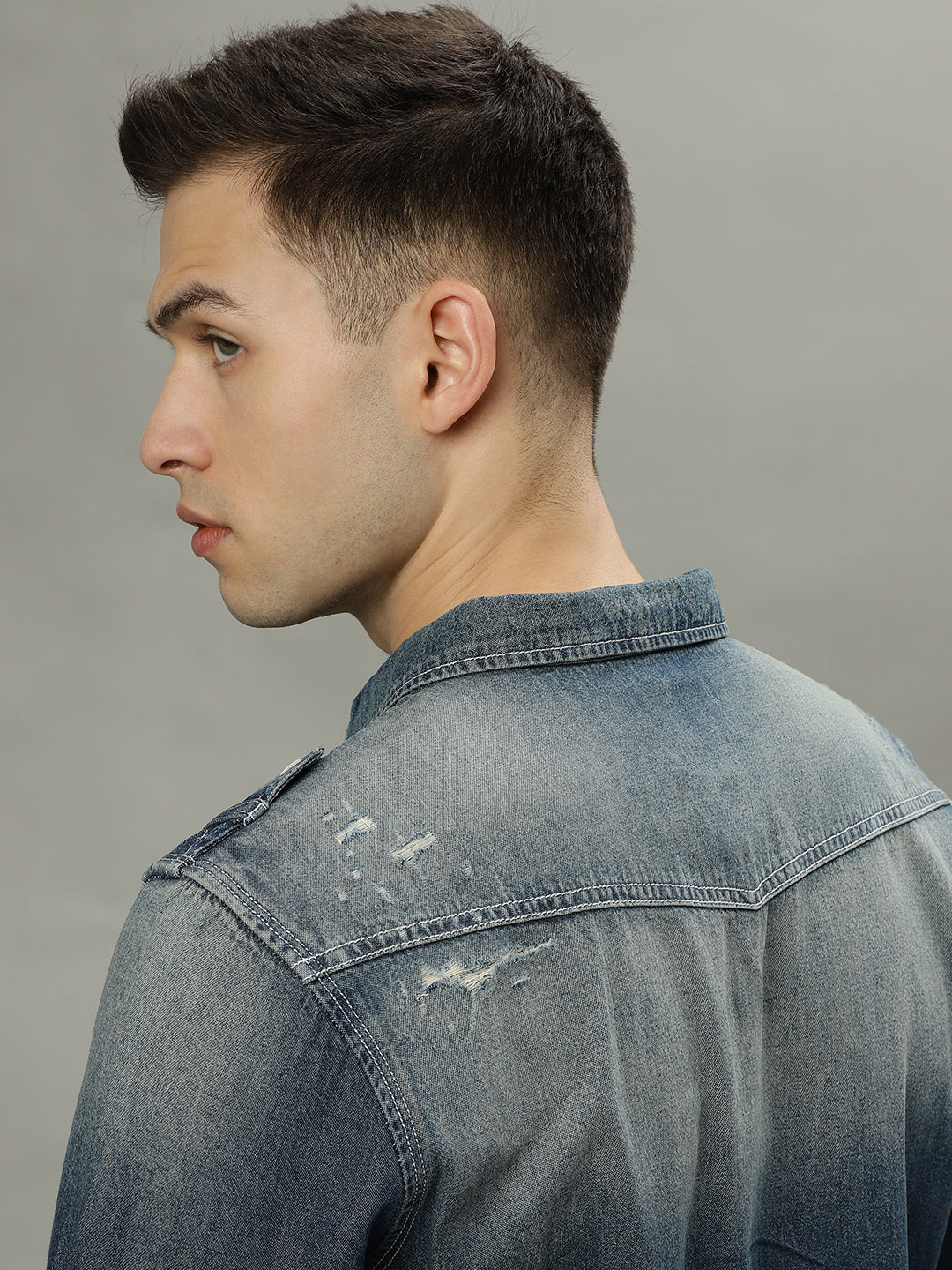 Iconic Blue Regular Fit Shirt