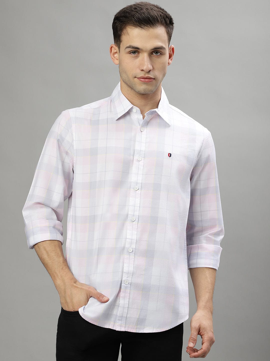 Iconic Men Multi Shirt Collar Shirt