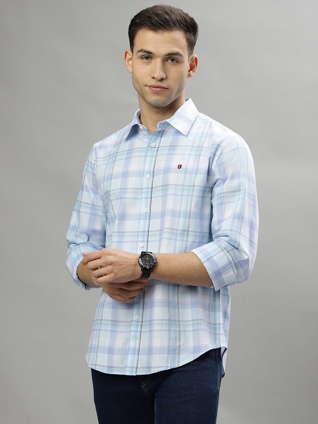 Iconic Men Multi Shirt Collar Shirt