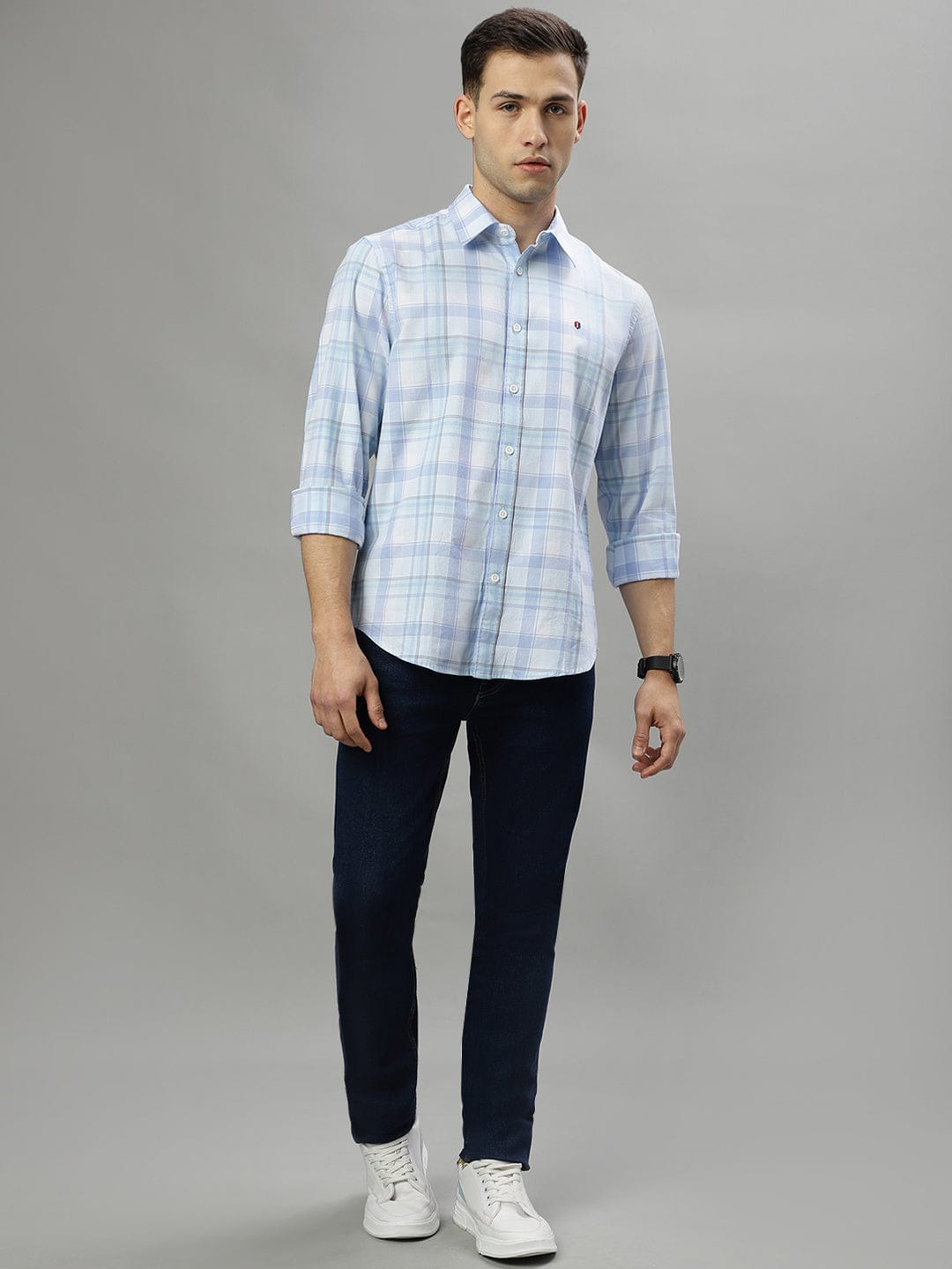 Iconic Men Multi Shirt Collar Shirt