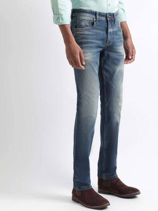 Iconic Men Blue Slim Fit Jeans