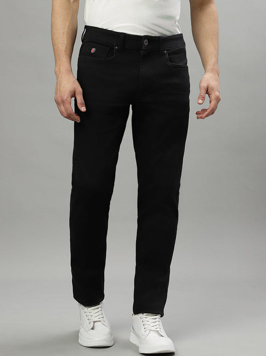 Iconic Men Black Slim Fit Jeans