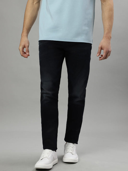 Iconic Men Blue Tapered Fit Jeans
