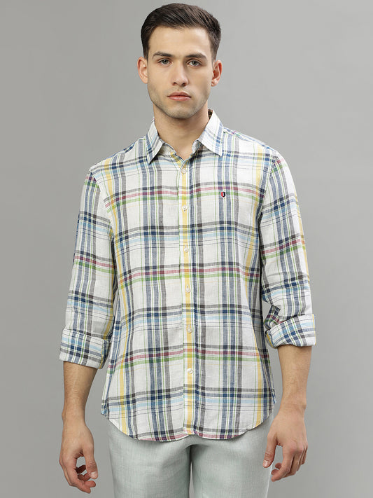 Iconic Multi Checked Regular Fit Shirt
