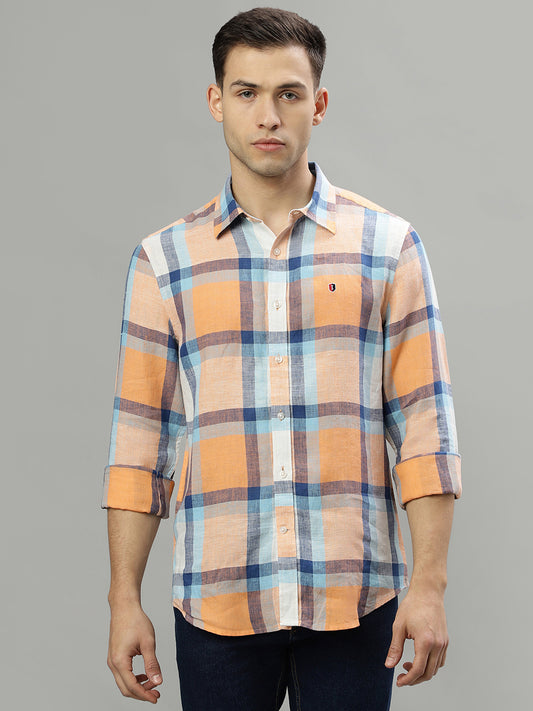 Iconic Multi Checked Regular Fit Shirt