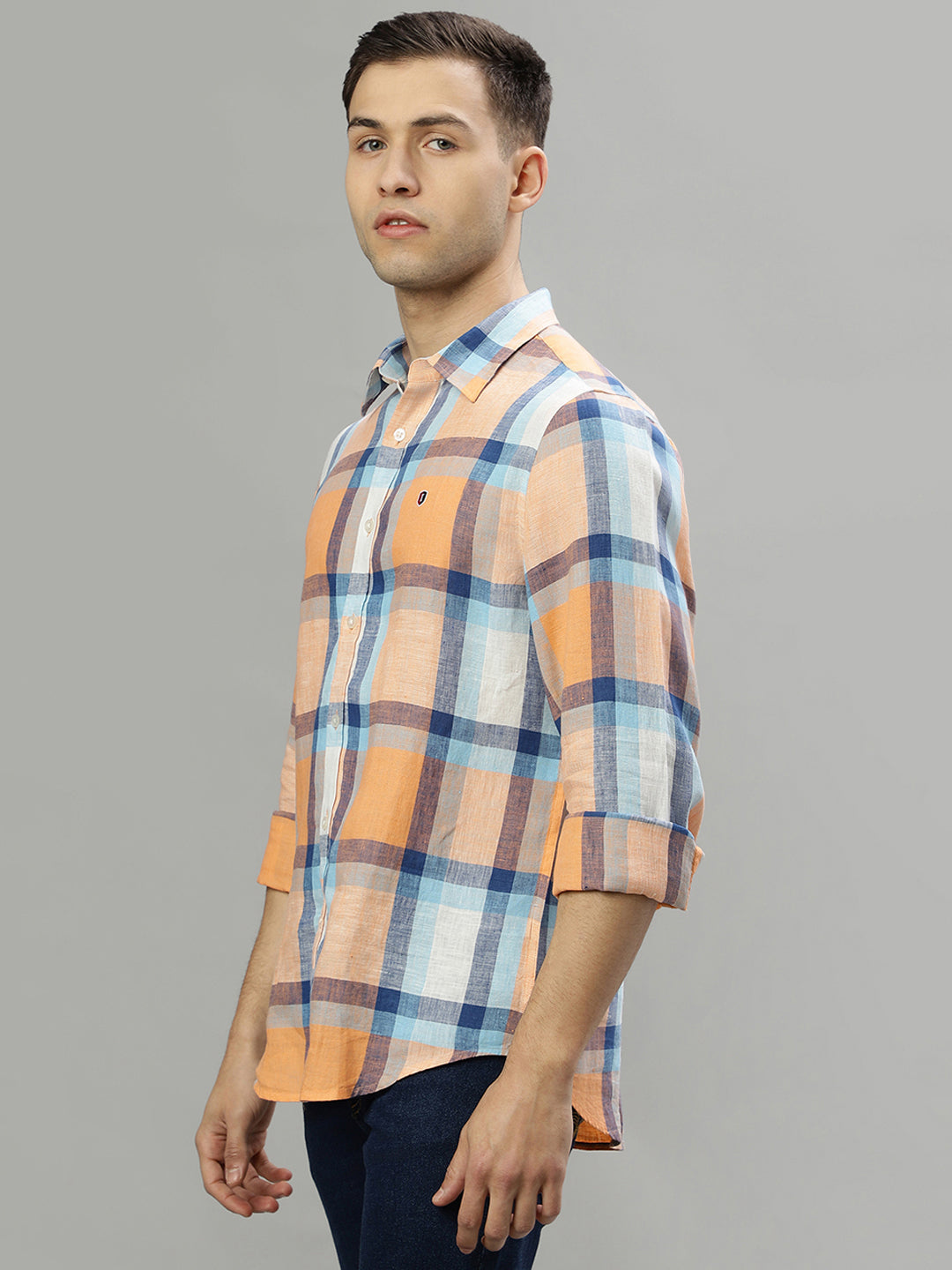 Iconic Multi Checked Regular Fit Shirt