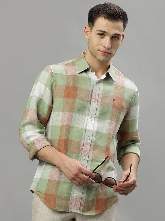 Iconic Multi Checked Regular Fit Shirt
