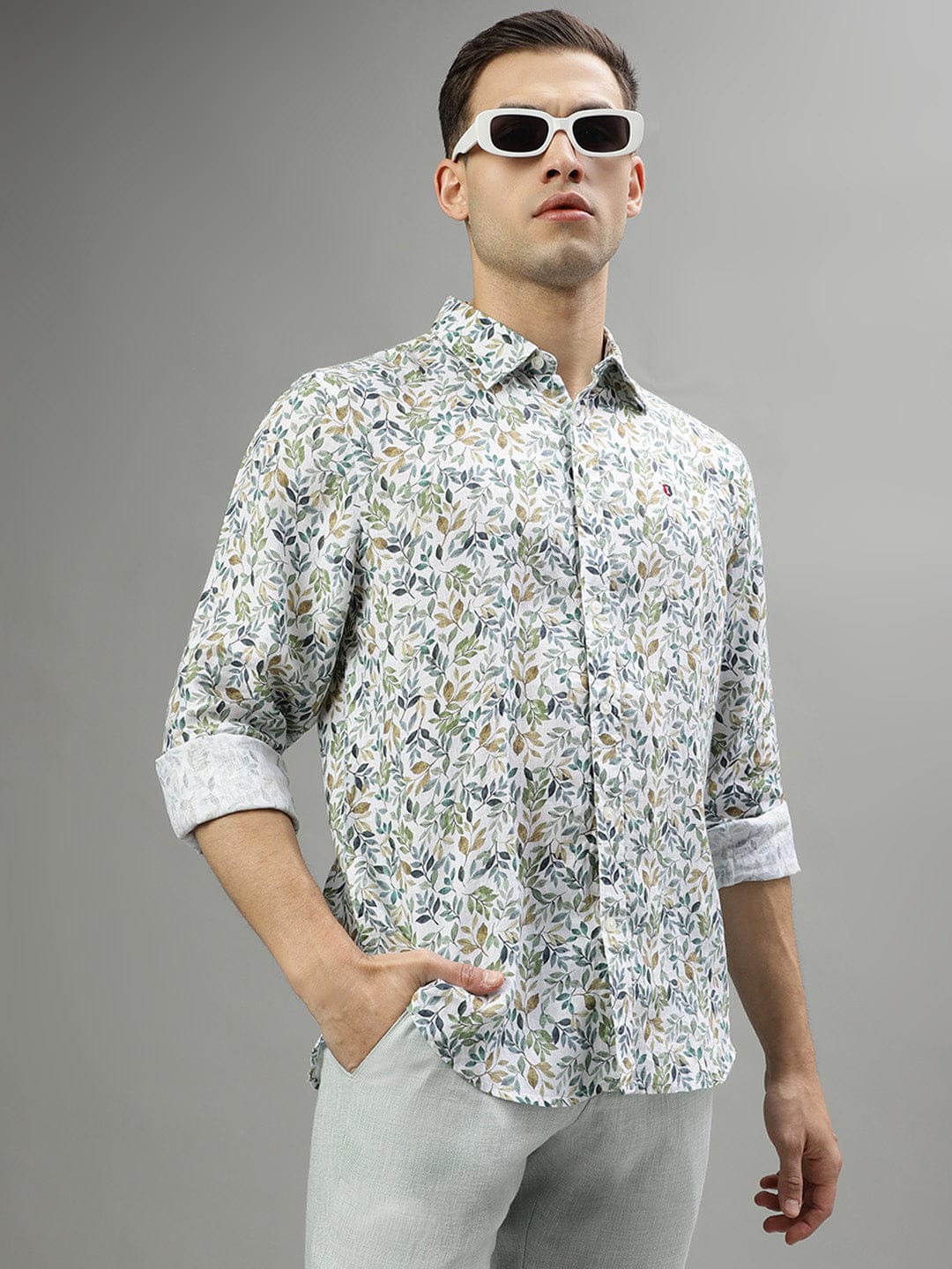 Iconic Men Multi Shirt Collar Shirt