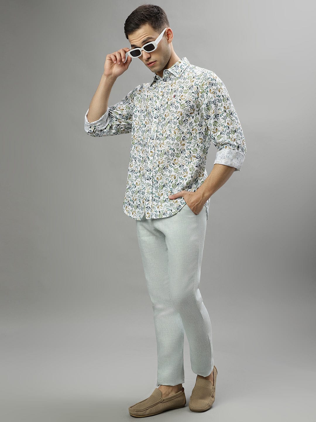 Iconic Men Multi Shirt Collar Shirt