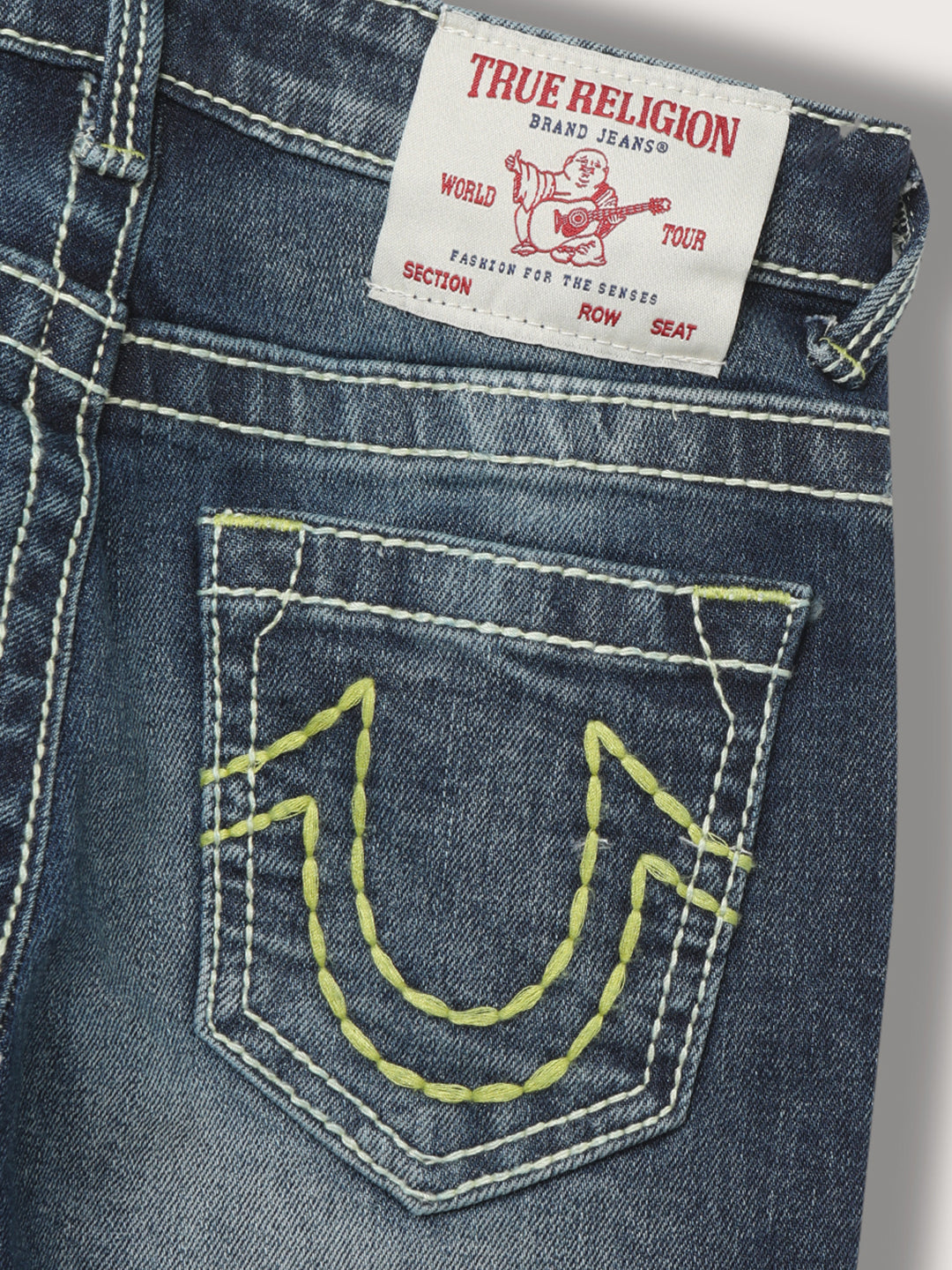 True Religion Kids Blue Straight Fit Jeans