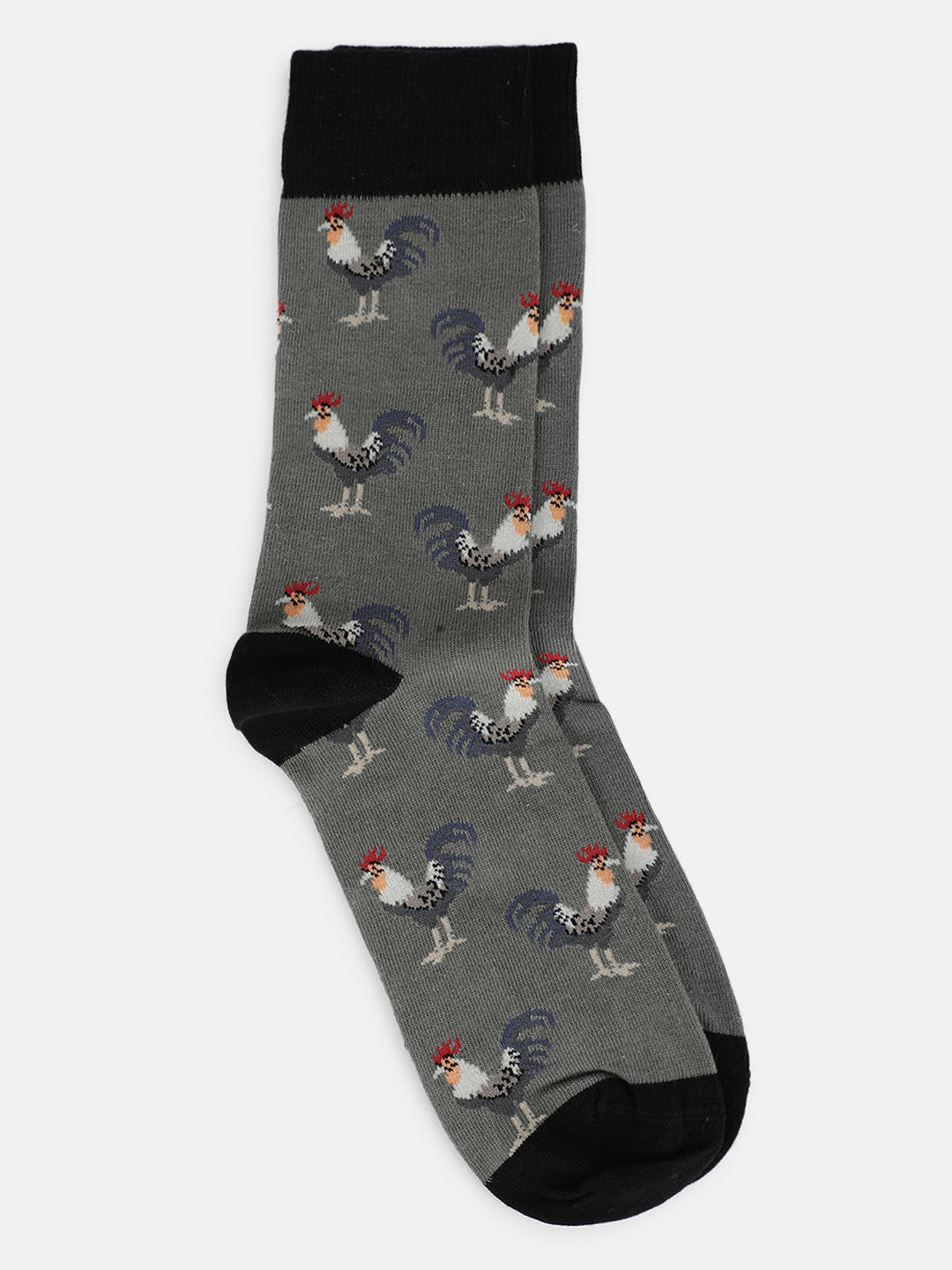 Lindbergh Men Green Printed Socks