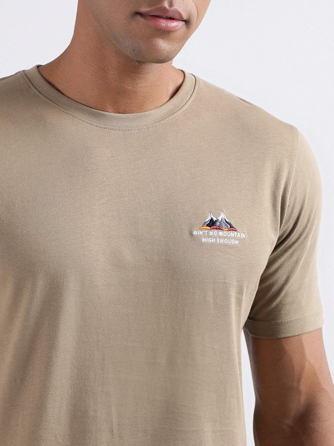 Lindbergh Brown Relaxed Fit T-Shirt
