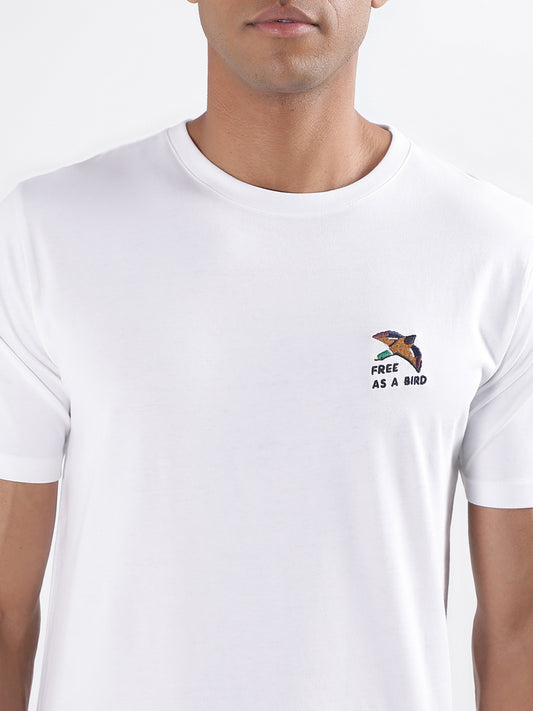 Lindbergh White Relaxed Fit T-Shirt