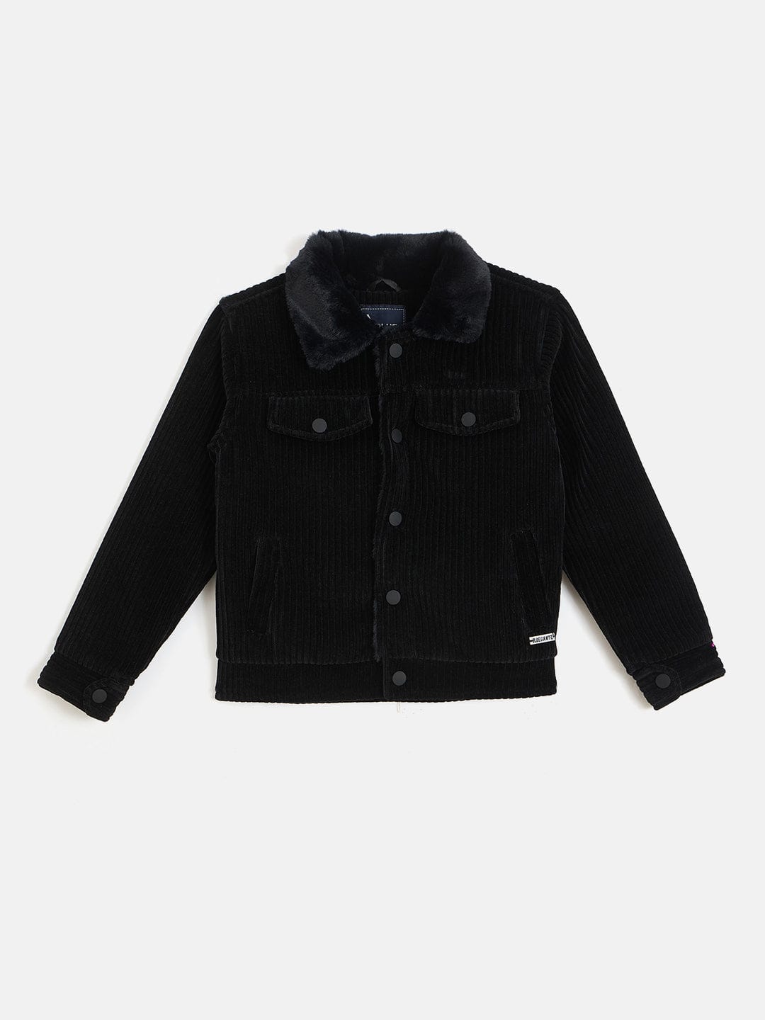 Blue Giraffe Boys Black Jacket