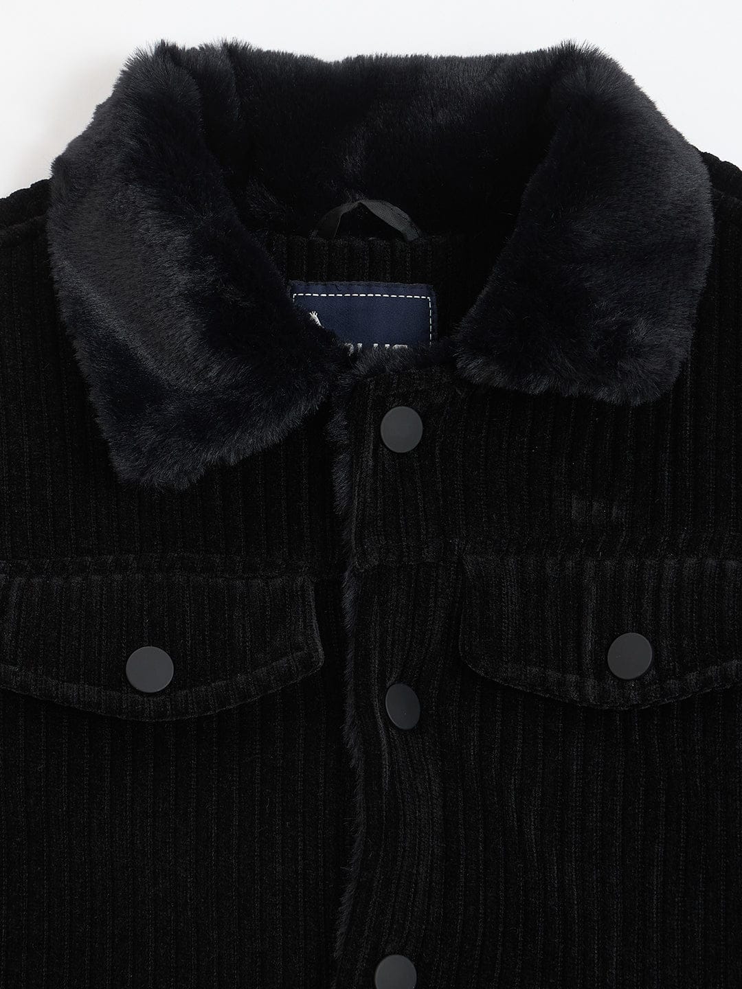 Blue Giraffe Boys Black Jacket