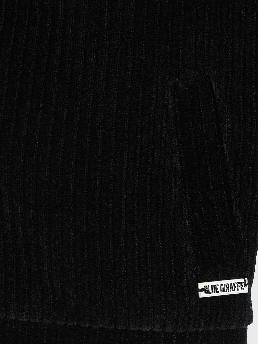 Blue Giraffe Boys Black Jacket