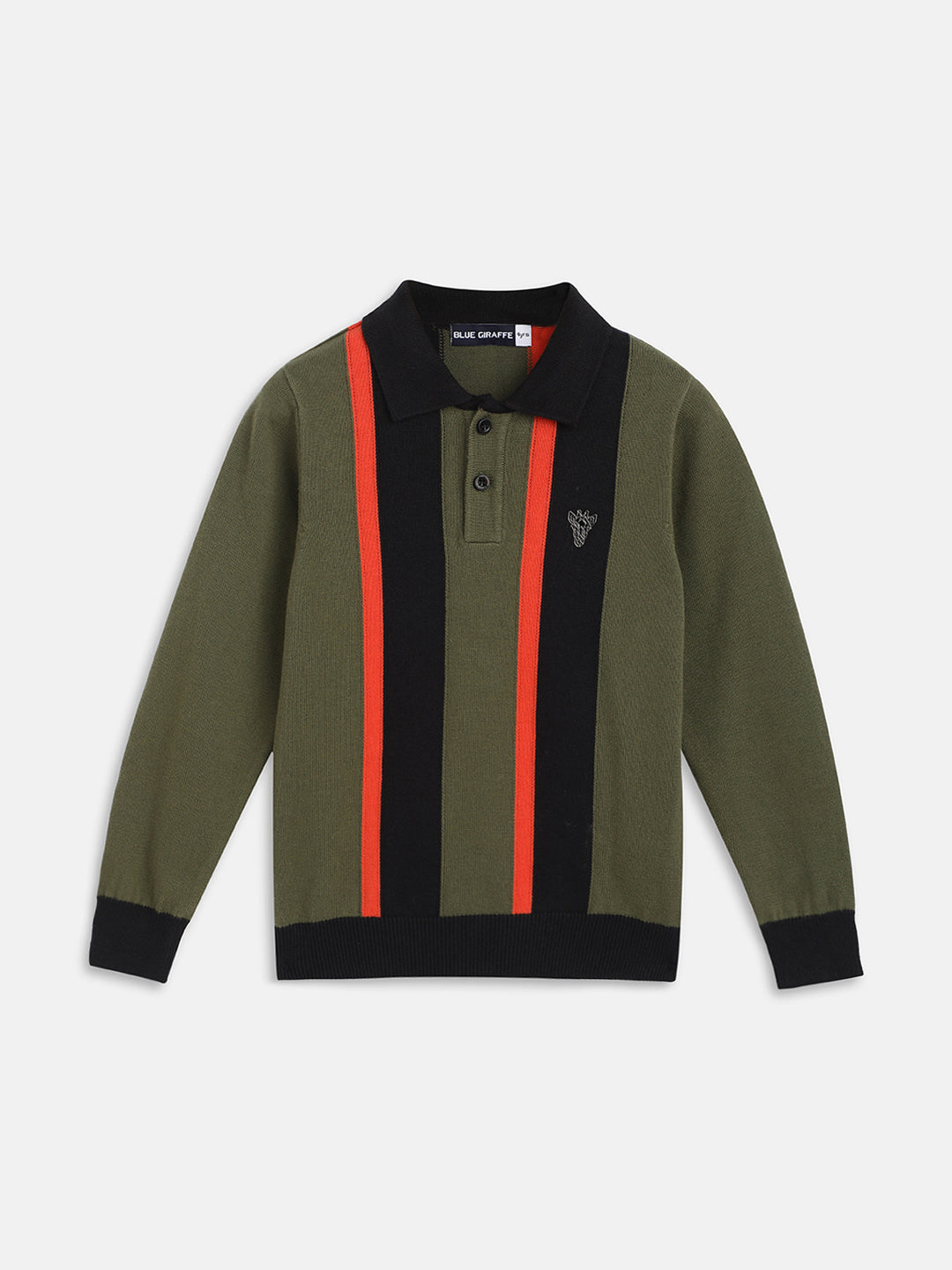 Blue Giraffe Kids Multi Regular Fit Polo T-Shirt