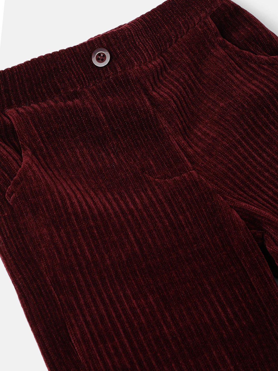 Blue Giraffe Girls Solid Regular Fit Trouser