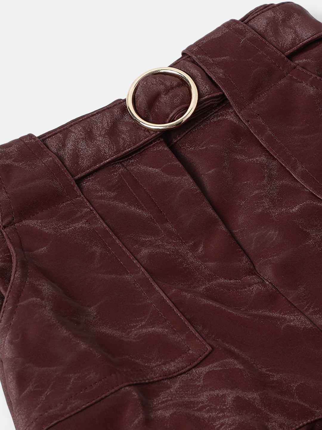 Blue Giraffe Girls Solid Regular Fit Skirt